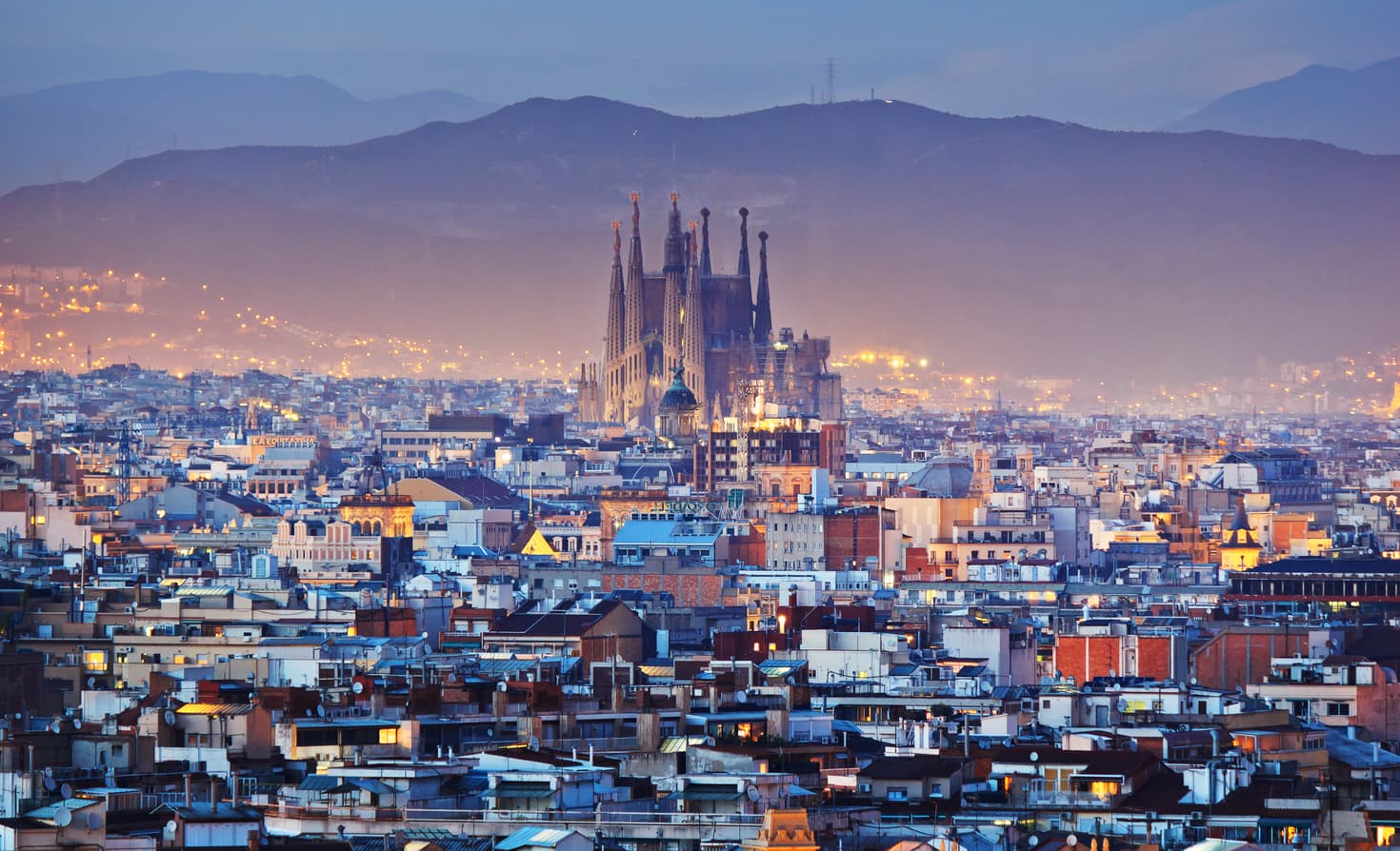 Solar panels powering Barcelona