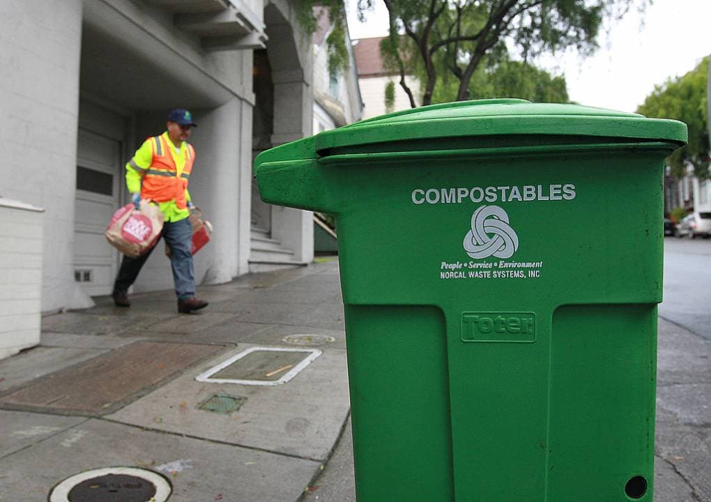 Smart food waste bins in the US