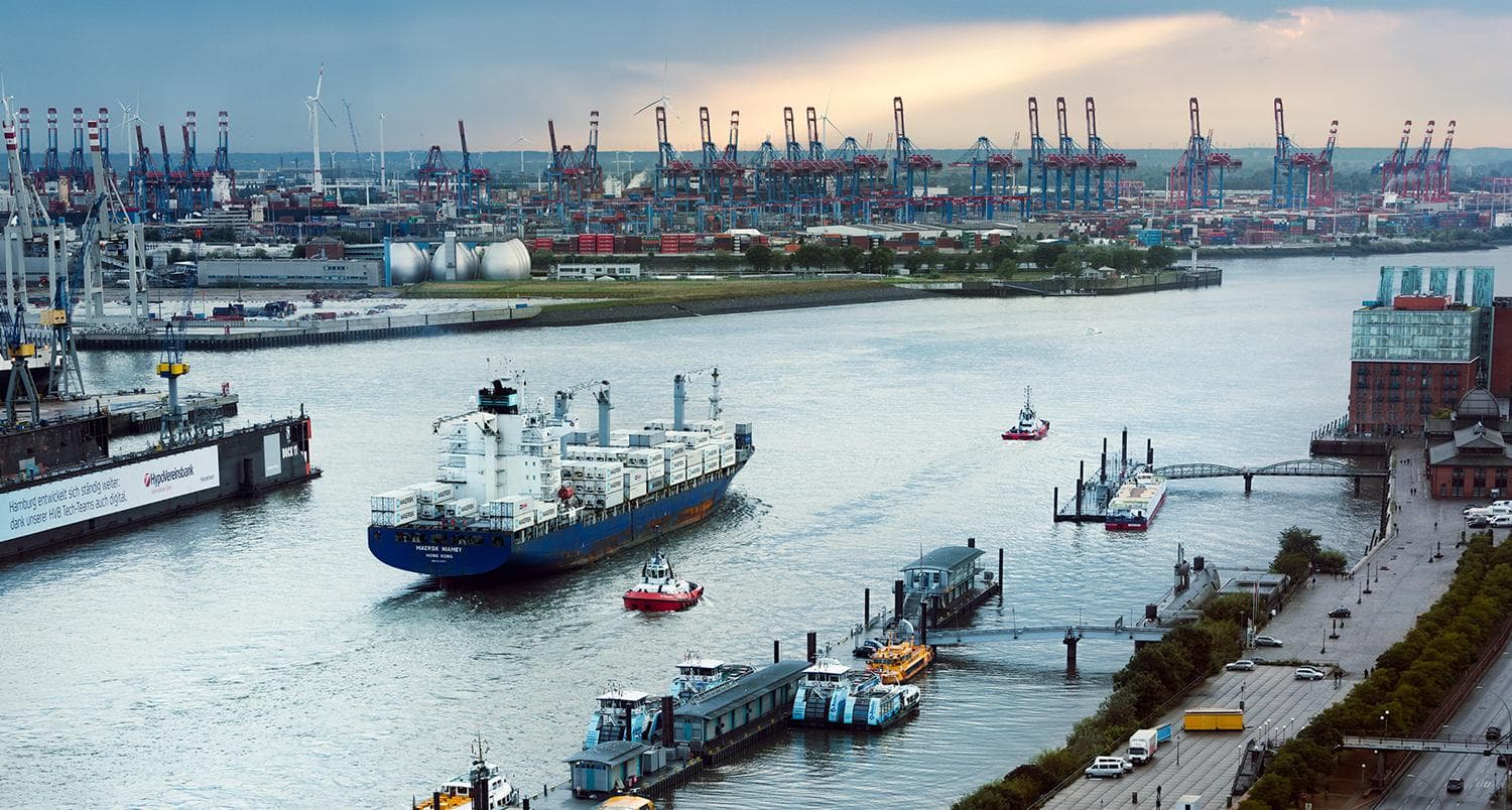 5G technology in the smart port of Hamburg